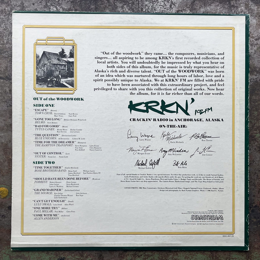 Various - KRKN, Out Of The Woodwork (Alaskan tracks 1981)
