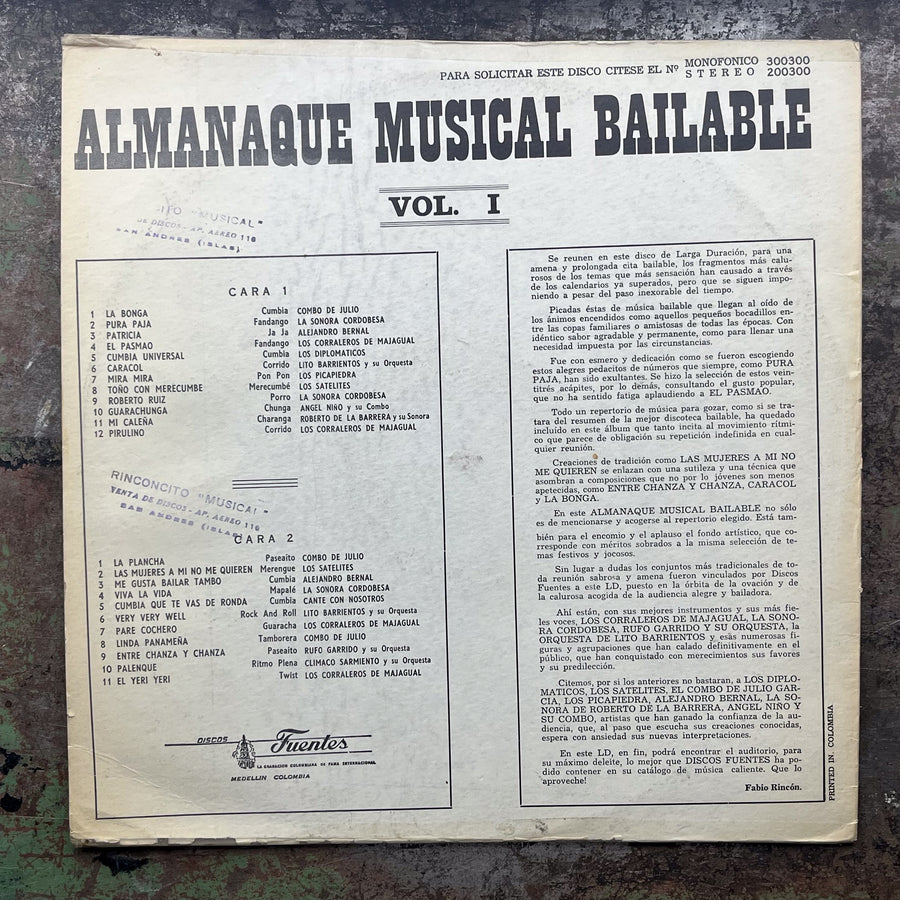 Various - Almanaque Musical Bailable Vol. 1
