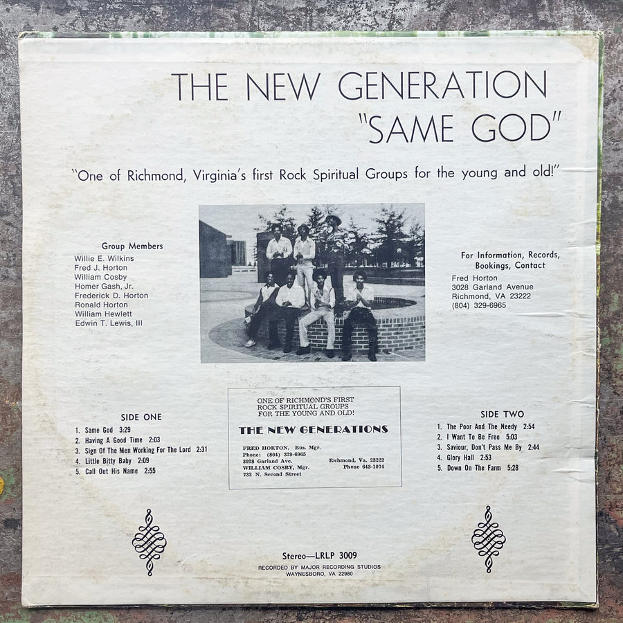 The New Generation - Same God