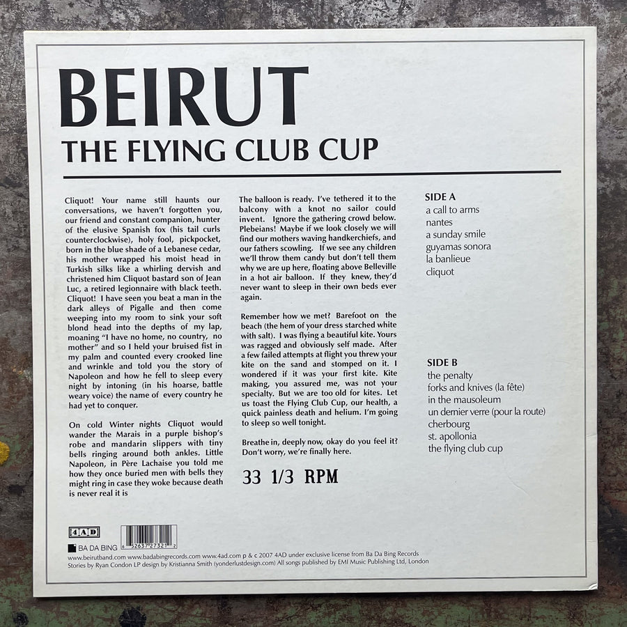 Beirut - The Flying Cup Club